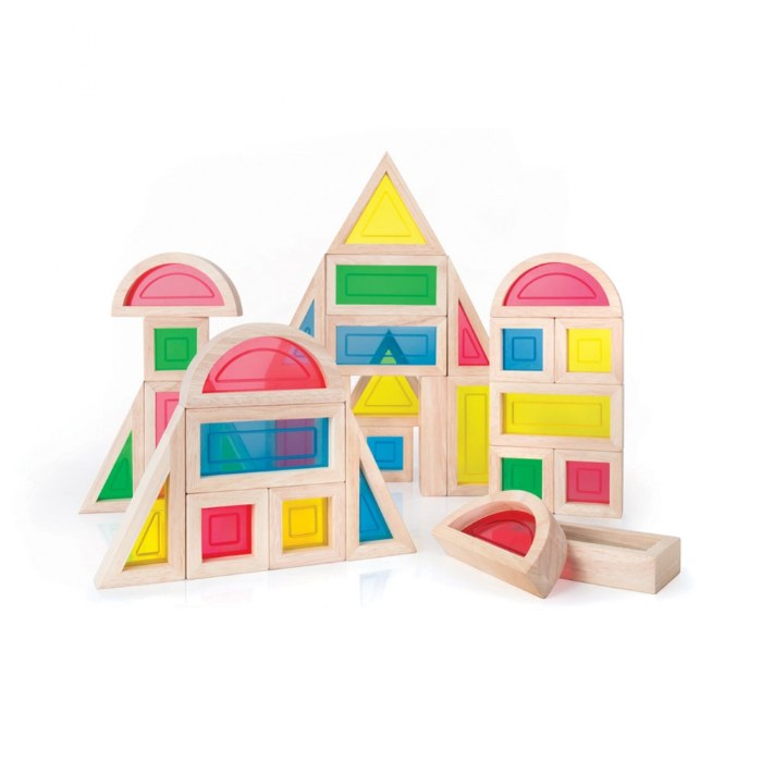 Alternate Image #1 of Rainbow Blocks&reg; - 30 Piece Set