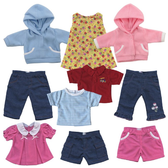 Primary Image of 16" Doll Clothes For Boy and Girl Dolls