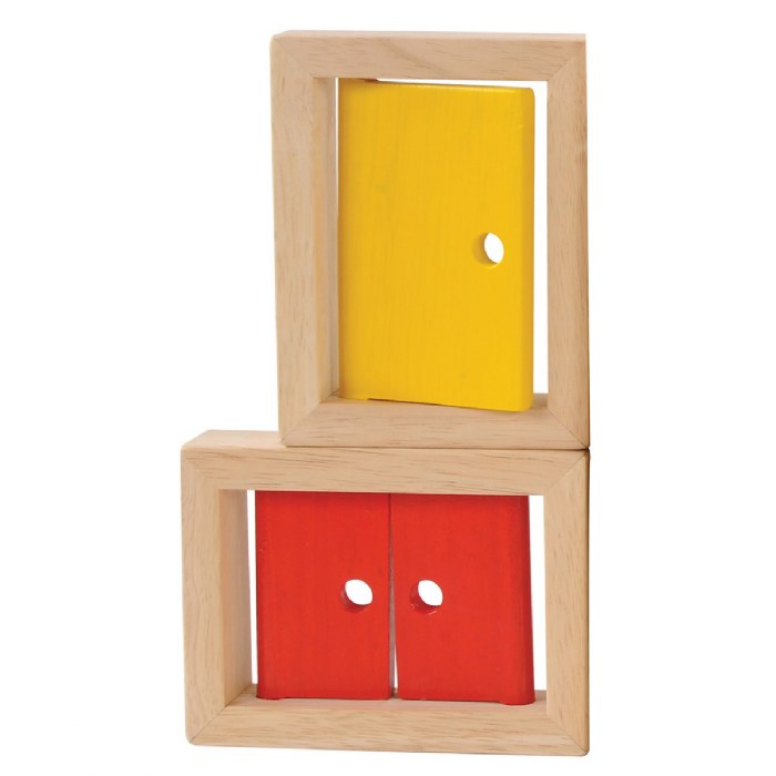 Alternate Image #1 of Wooden Doors and Windows - 5 Piece Set