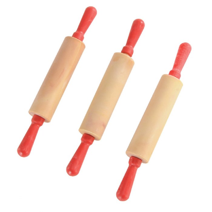 Alternate Image #1 of Jumbo Dough Cutter and Rolling Pin Set