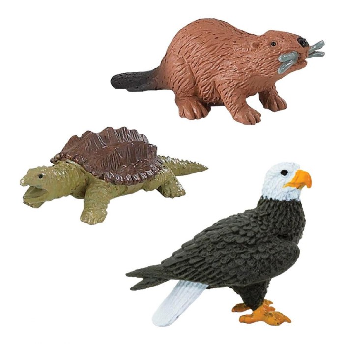 Alternate Image #1 of River Animal Minis - Set of 10