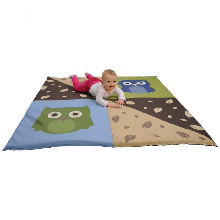 Alternate Image #1 of Infant and Toddler Owl Crawley Mat