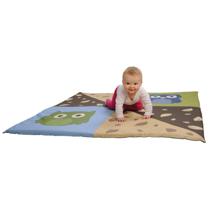 Alternate Image #1 of Infant and Toddler Owl Crawley Mat