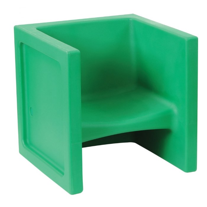 Primary Image of Versatile Comfortable Cube Chair - Green
