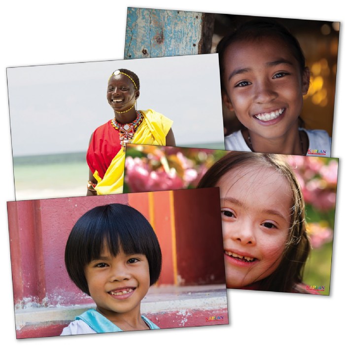 Alternate Image #1 of Diverse Smiling Faces From Around the World Poster - Set of 12