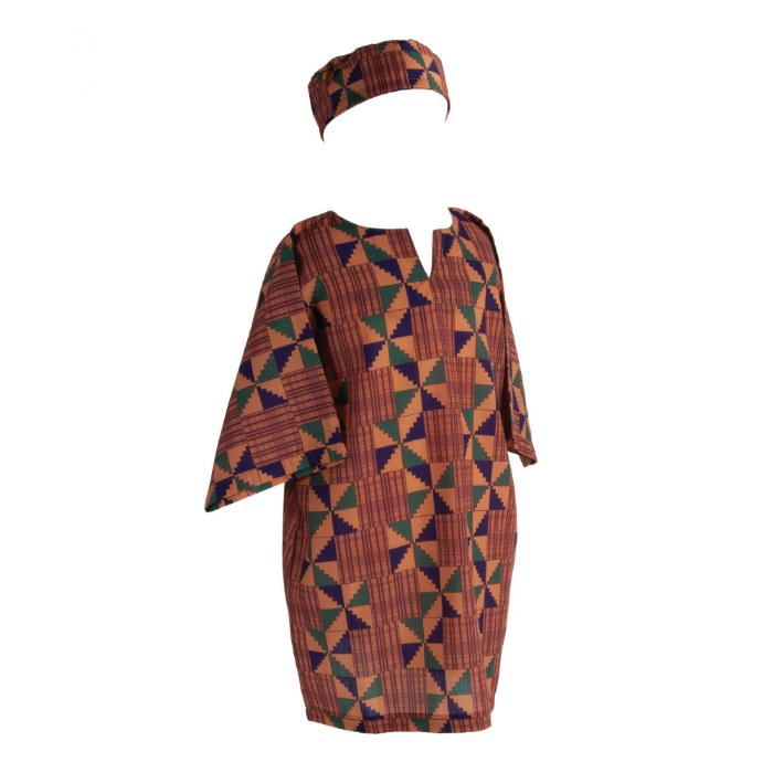 Alternate Image #1 of Festive Multiethnic Kente-Inspired Dashiki Boy Garment