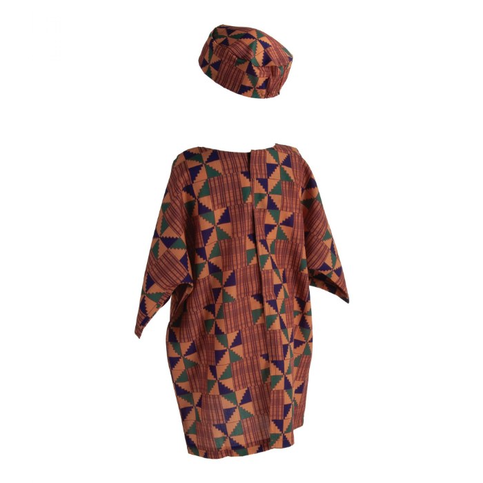 Alternate Image #1 of Festive Multiethnic Kente-Inspired Dashiki Boy Garment