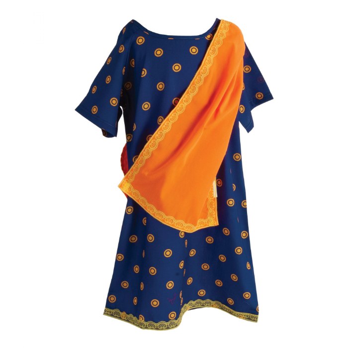 Alternate Image #1 of Festive Multiethnic Indian Sari Girl Garment