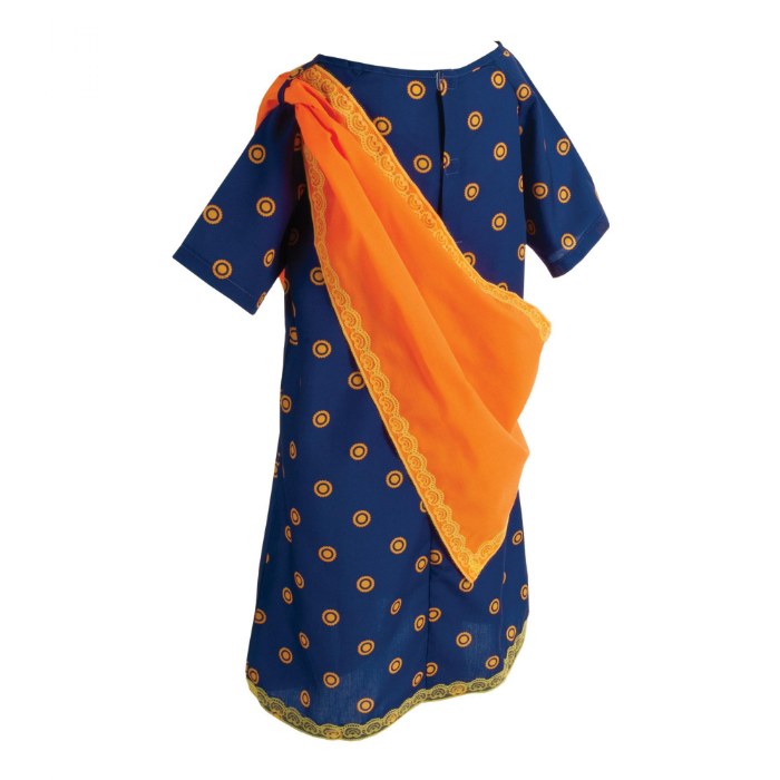 Alternate Image #1 of Festive Multiethnic Indian Sari Girl Garment