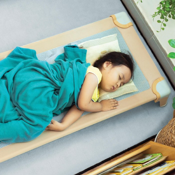 Alternate Image #1 of Toddler Premium Cot - Natural