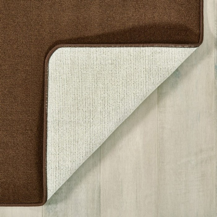 Alternate Image #1 of Mt. Shasta Solid Carpet - Cocoa - 4' x 6' Rectangle