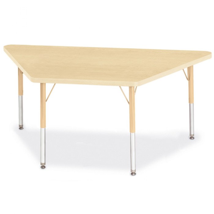 Primary Image of 30" x 60" Trapezoid Activity Table - Seats 5