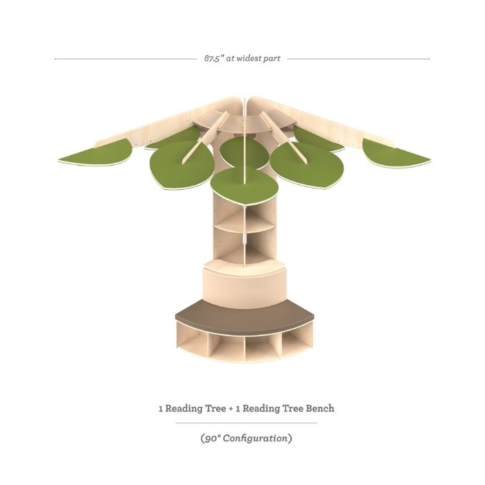 Alternate Image #1 of Reading Tree and Reading Tree Bench