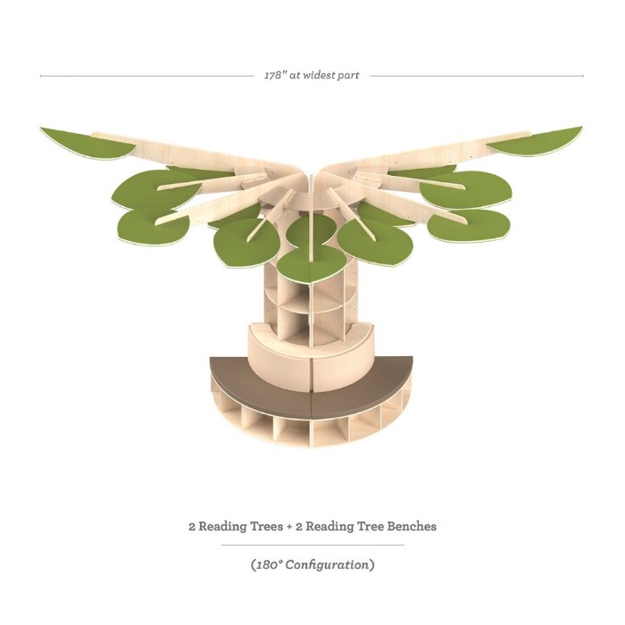Alternate Image #1 of Reading Tree and Reading Tree Bench