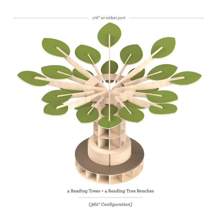 Alternate Image #1 of Reading Tree and Reading Tree Bench