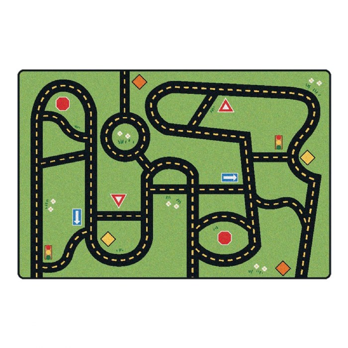 Primary Image of Drive and Play Accent Rug - 3'x 4'6"