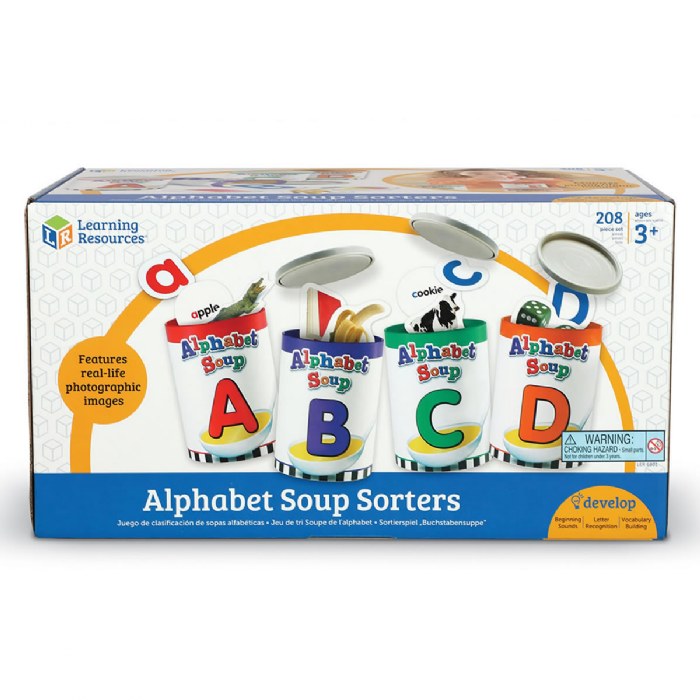 Alternate Image #1 of Alphabet Soup Sorters