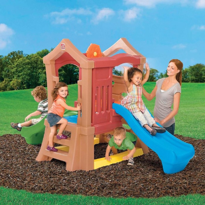 Alternate Image #1 of Play Up Double Slide Climber
