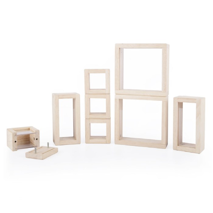 Alternate Image #1 of Clear Treasure Blocks - Set of 8