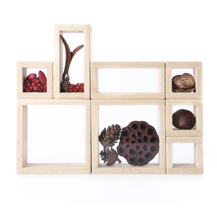 Alternate Image #1 of Clear Treasure Blocks - Set of 8