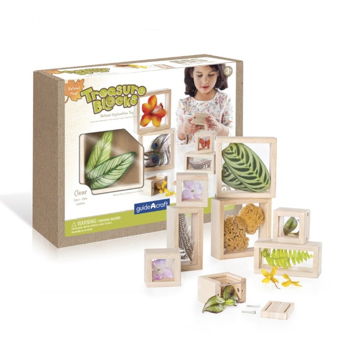 Primary Image of Clear Treasure Blocks - Set of 8