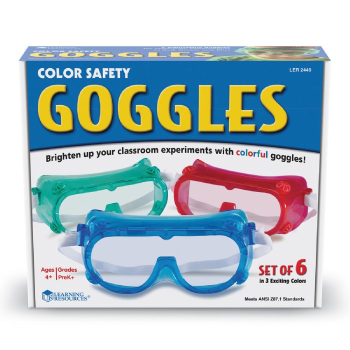 Alternate Image #1 of Children's Safety Goggles - Set of 6