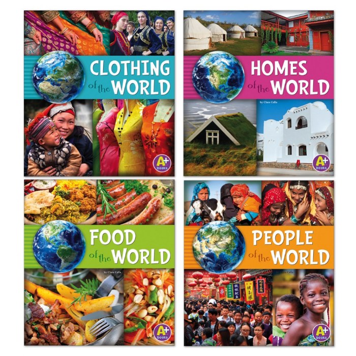 Primary Image of A Trip Around the World Paperback Books - Set of 4