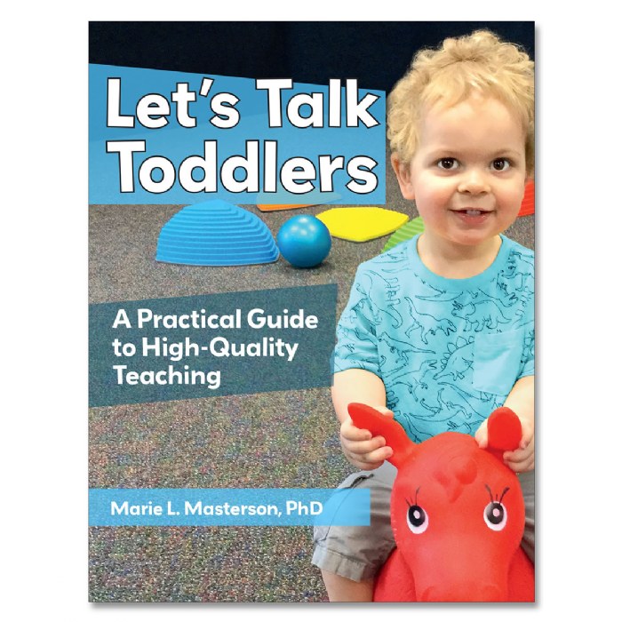 Primary Image of Let's Talk Toddlers: A Practical Guide to High-Quality Teaching - Paperback