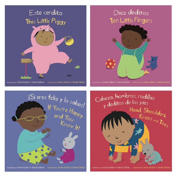 Primary Image of Sing-A-Song Bilingual Board Books - Set of 4
