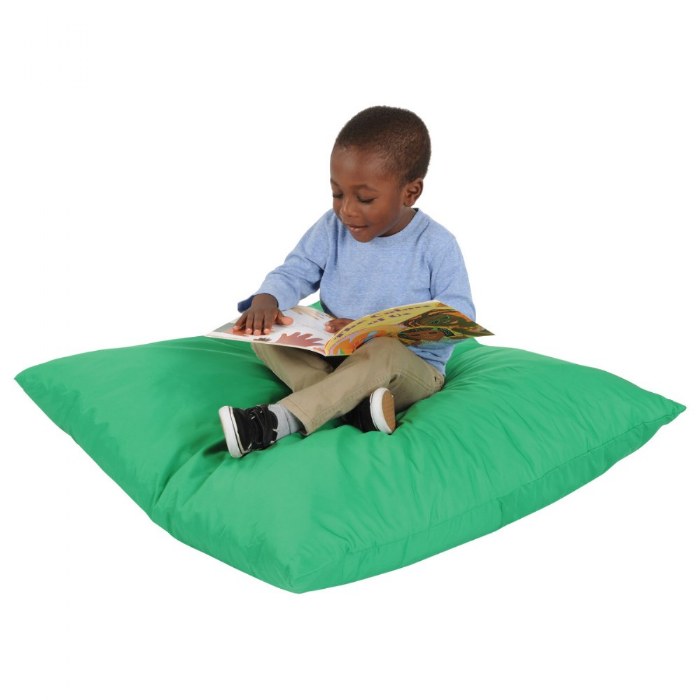 Alternate Image #1 of Jumbo Pillow with Removable Green Outer Cover