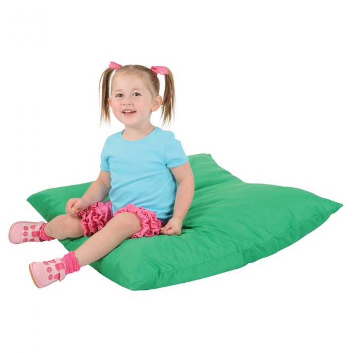 Alternate Image #1 of Jumbo Pillow with Removable Green Outer Cover