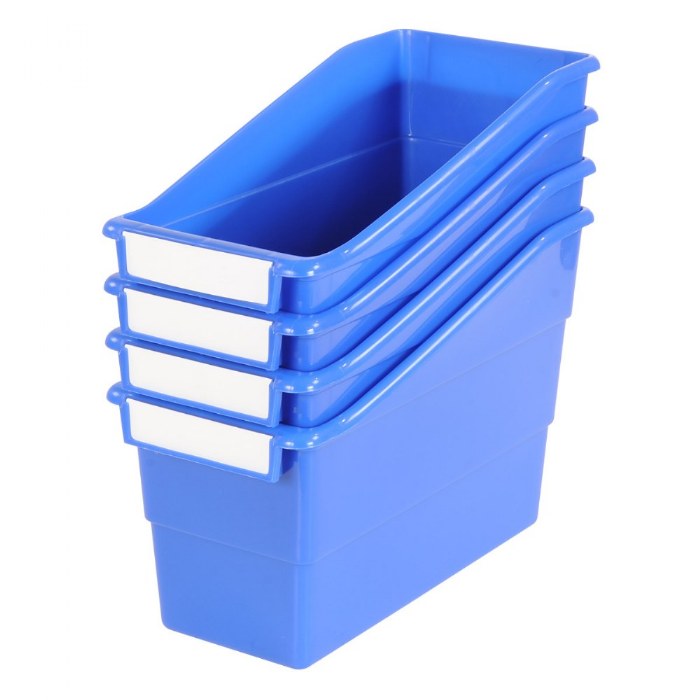 Primary Image of Shelf File Set of 4 - Blue