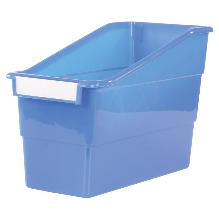 Alternate Image #1 of Shelf File Set of 4 - Blue