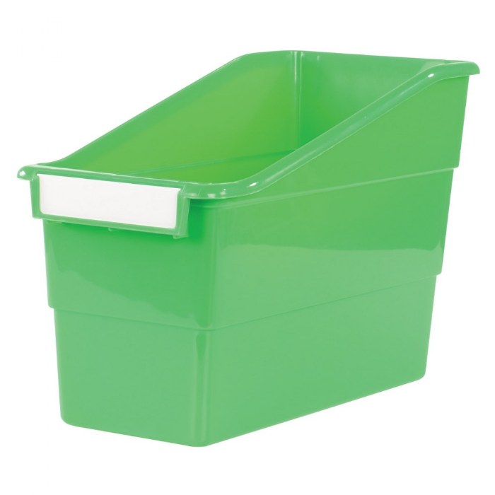 Alternate Image #1 of Shelf File Set of 4 - Green