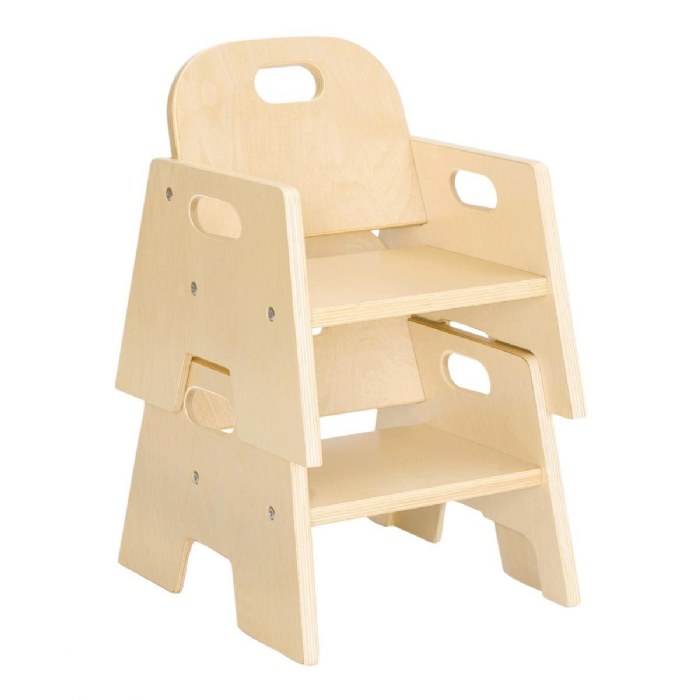 Alternate Image #1 of 5" Toddler Stacking Chair - Set of 2