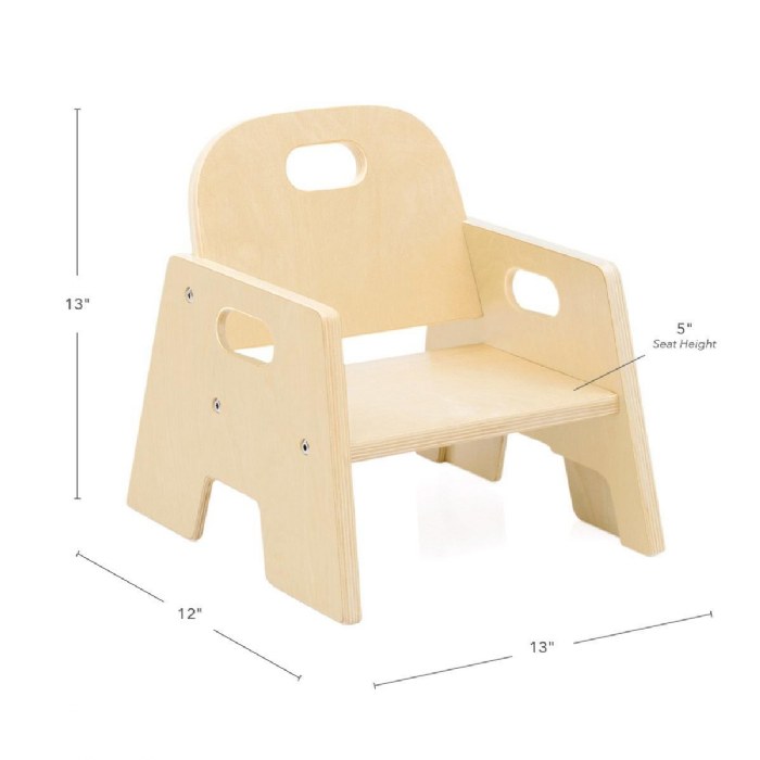 Alternate Image #1 of 5" Toddler Stacking Chair - Set of 2