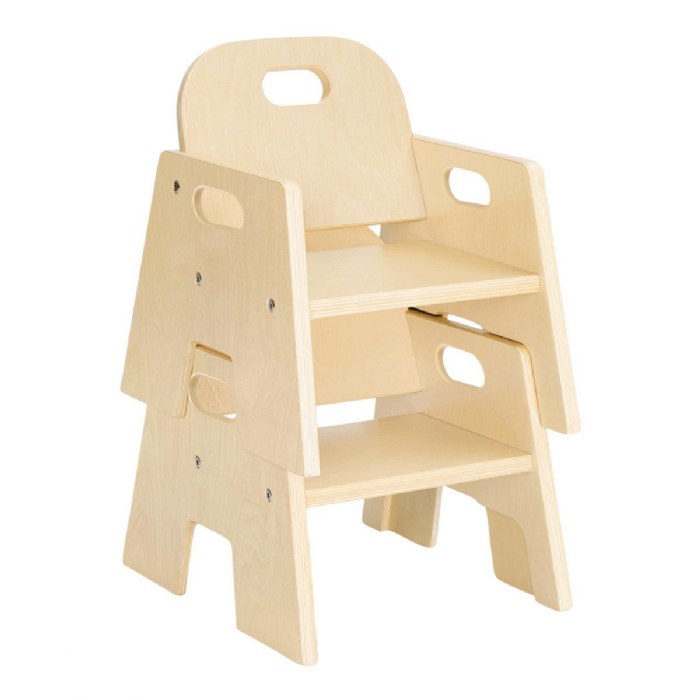 Alternate Image #1 of 6" Toddler Stacking Chair - Set of 2