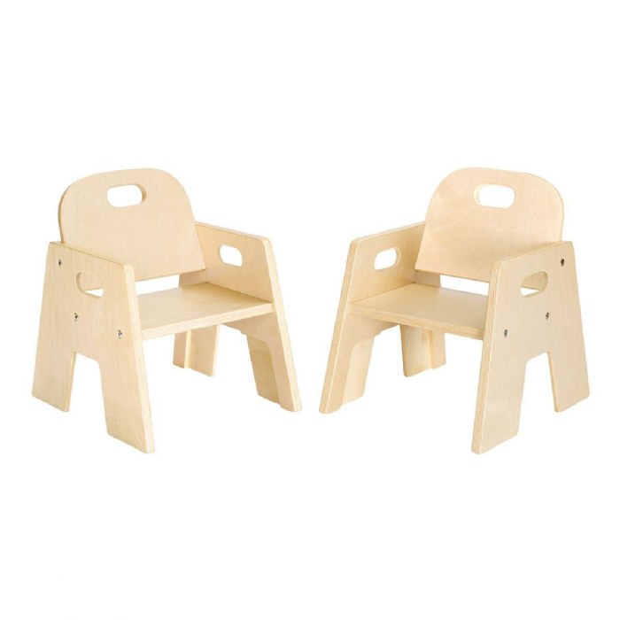 Primary Image of Toddler Stacking Chair 7" Seat Height - Set of 2
