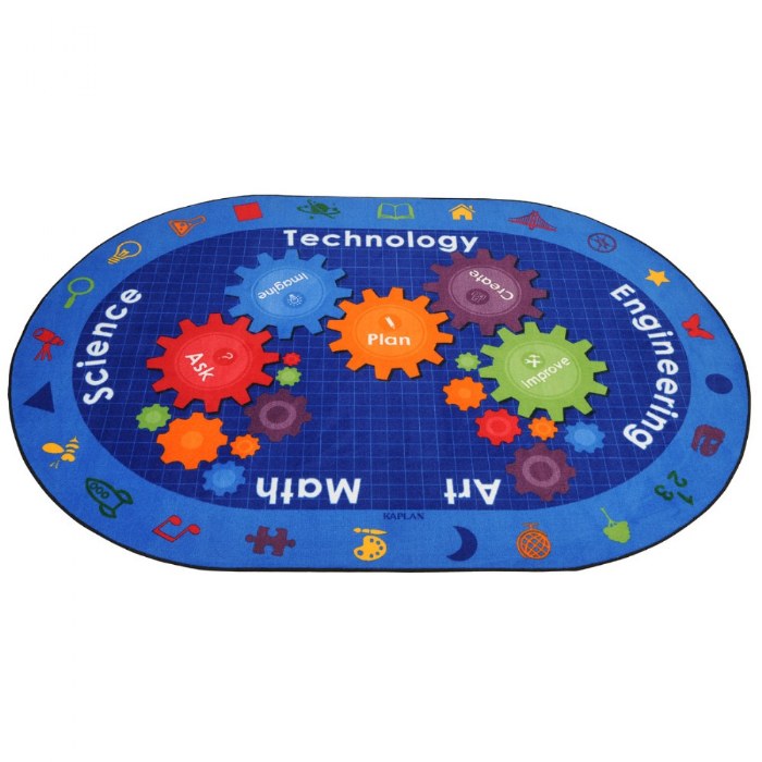 Primary Image of STEAM KID$ Value PLUS Rugs - Oval