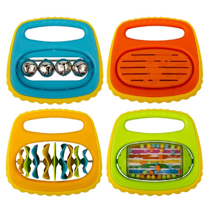 Primary Image of Mini Orchestra Rattles - Set of 4
