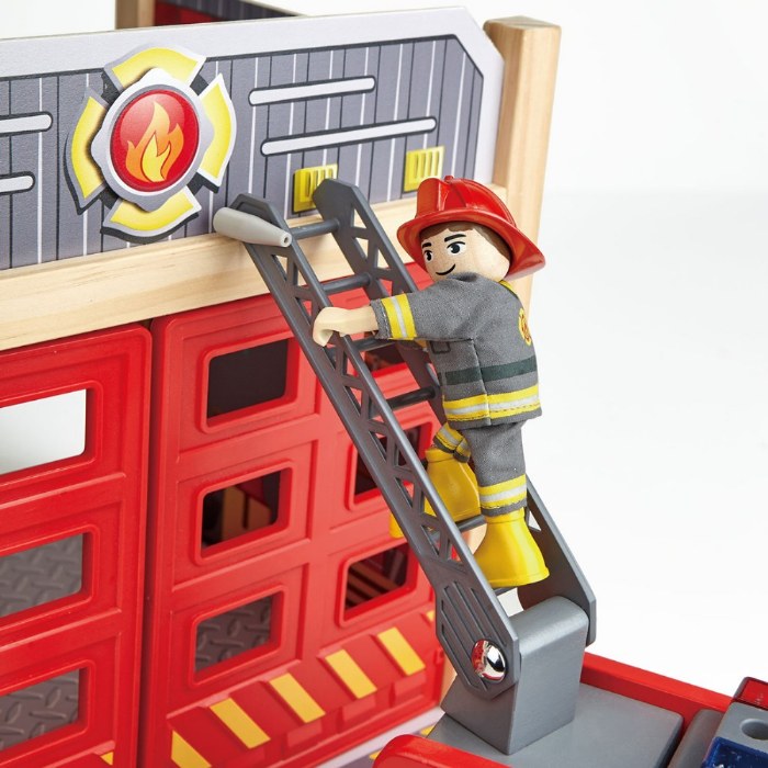 Alternate Image #1 of Tri-level Wooden Fire Station