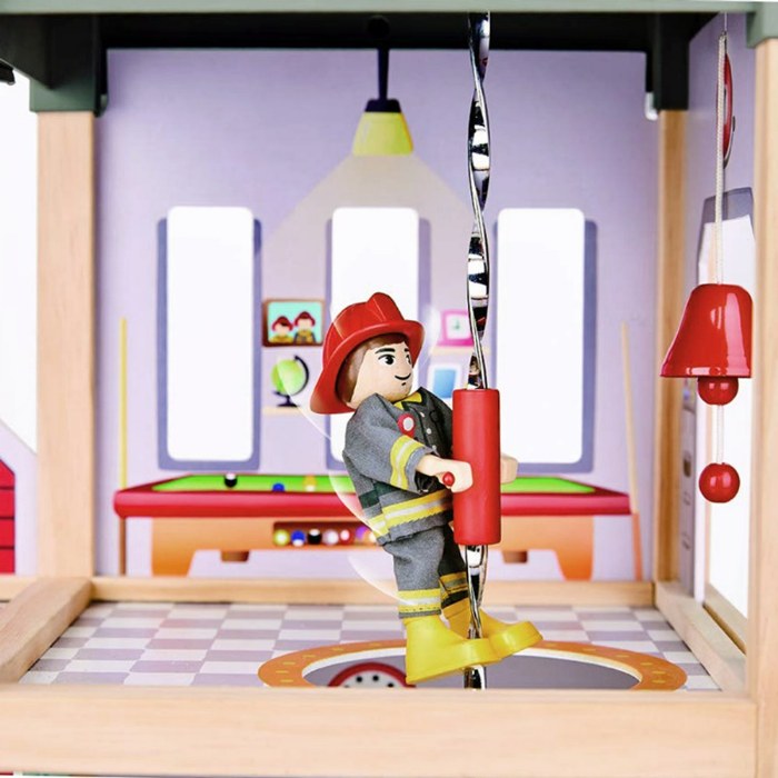 Alternate Image #1 of Tri-level Wooden Fire Station