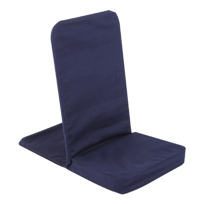 Primary Image of Back Jack Portable Soft Chair with Support - Navy