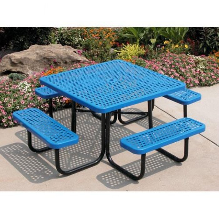 Primary Image of Square Portable Table Perforated