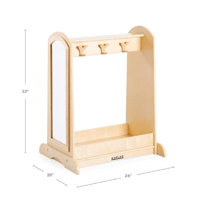 Alternate Image #1 of Carolina Wooden Toddler Dress-Up Unit