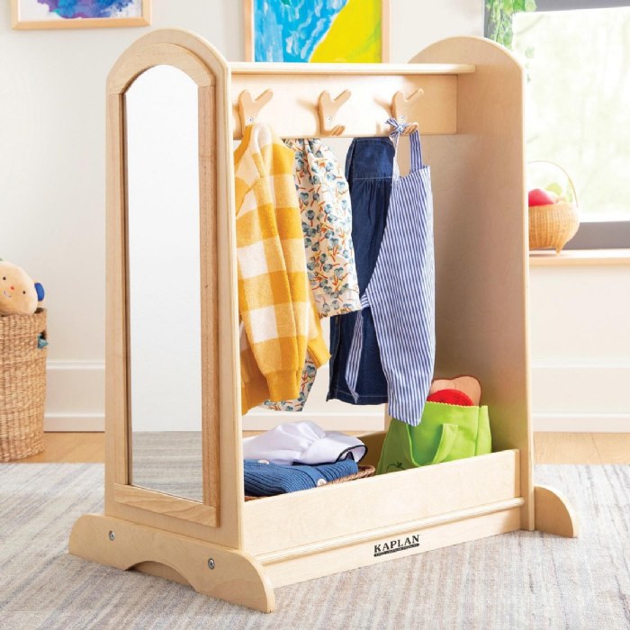 Alternate Image #1 of Carolina Wooden Toddler Dress-Up Unit