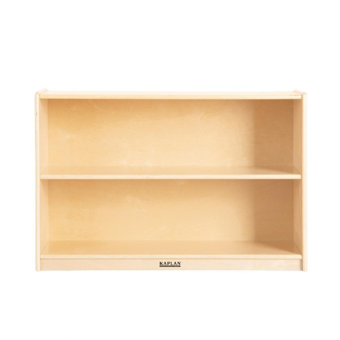 Alternate Image #1 of Carolina 2-Shelf Storage Unit - Solid Back