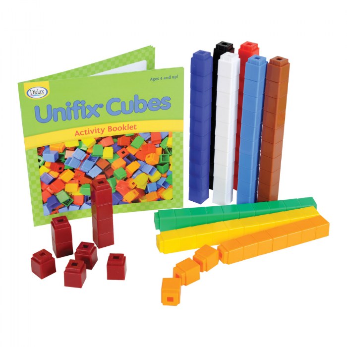 Primary Image of Unifix&reg; Cubes Math Manipulatives - 100 Pieces