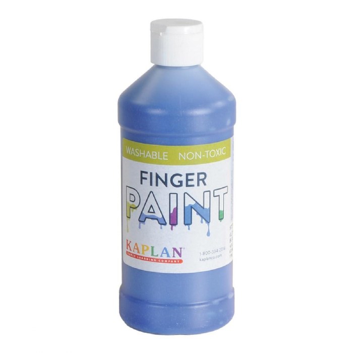 Primary Image of Washable Glitter Finger Paint - Blue