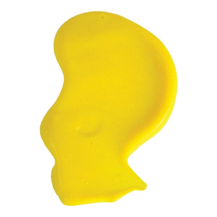 Alternate Image #1 of Washable Glitter Finger Paint - Yellow